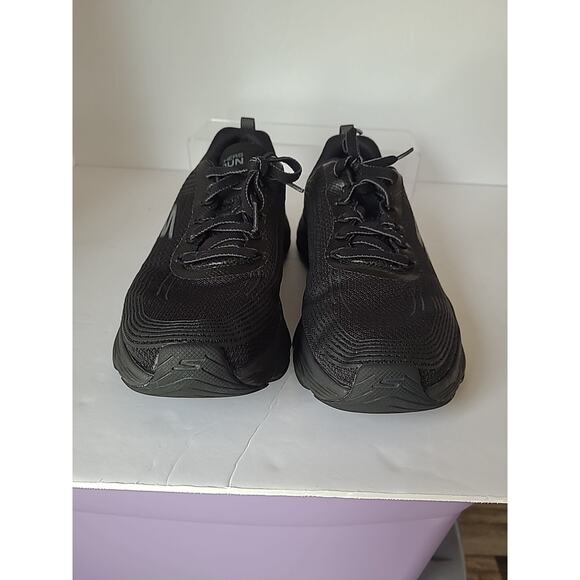 Skechers WMS 9.5 Go Run Max Cushion Shoes Sneaker Black Lace Up Low - Picture 5 of 12